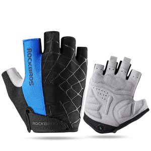 Rockbros Unisex MTB Shockproof Half Finger Cycling Gloves