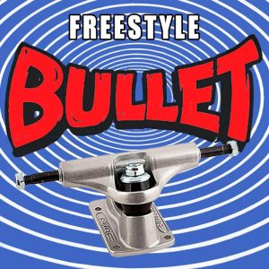 BULLET TRUCKS 110 mm SILVER PAIR